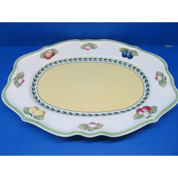 Villeroy & Boch French Garden Fleurence 17" Oval Serving Platter Fruit Germany - Picture 12 of 12